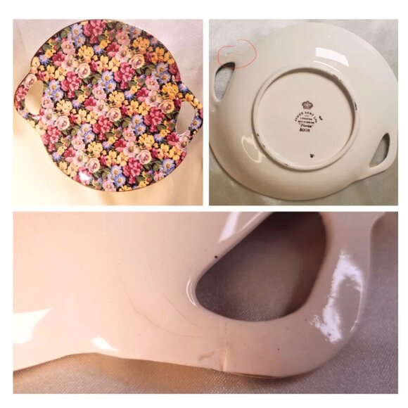 Vintage Staffordshire Old Foley “Florita” Chintz Pottery – James Kent England - Picture 10 of 10